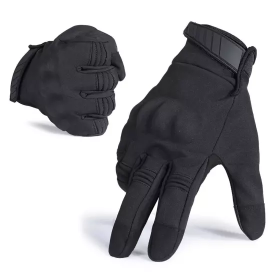 Motorcycle Gloves Water-Resistant Non-Slip Airsoft Shooting Gloves for Men Woman