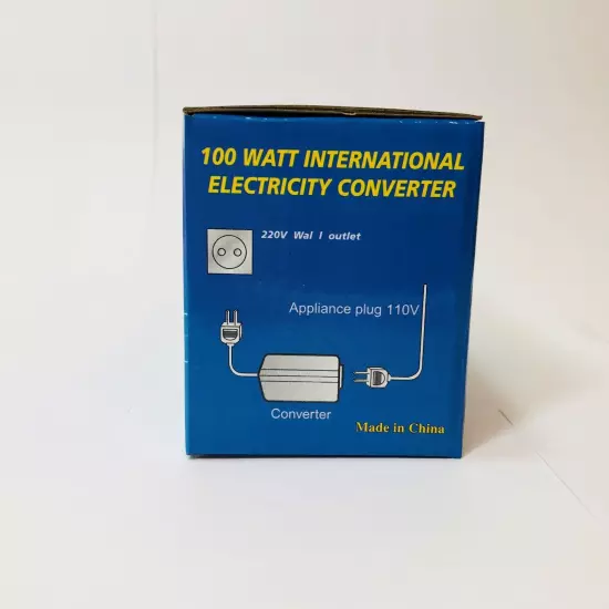 220/240 To 110/120 Volt European Power Converter Step Down Transformer 100 watt