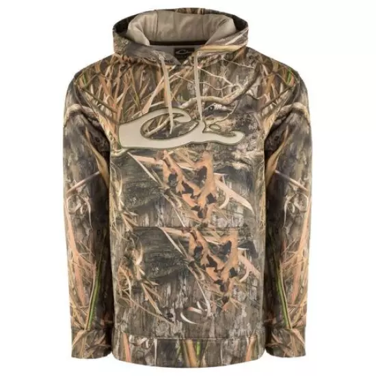 Drake Waterfowl Performance Logo Hoodie CHOOSE YOUR SIZE AND CAMO