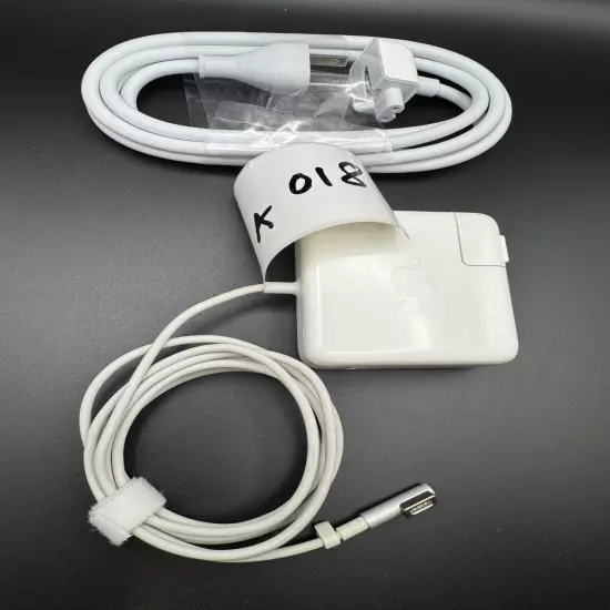 Apple 60w Magsafe 1 L-Tip Power Adapter + NEW Extension Cable