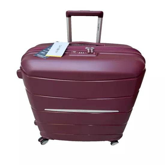 Samsonite Outline Pro Large Spinner Suitcase Shiraz Burgundy NEW IN BOX