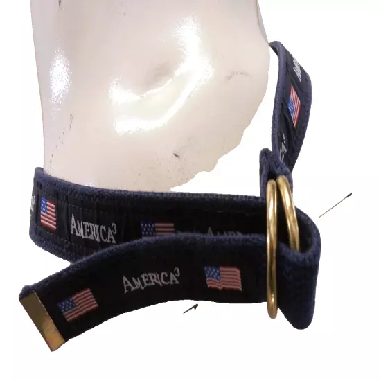 Y2K USA BELT Small USA BELT Waist 30 inches RED WHITE & BLUE unisex americana