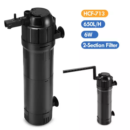 Internal Oxygen Water Filter Submersible Fish Tank Air Pump Aquarium Wave Maker