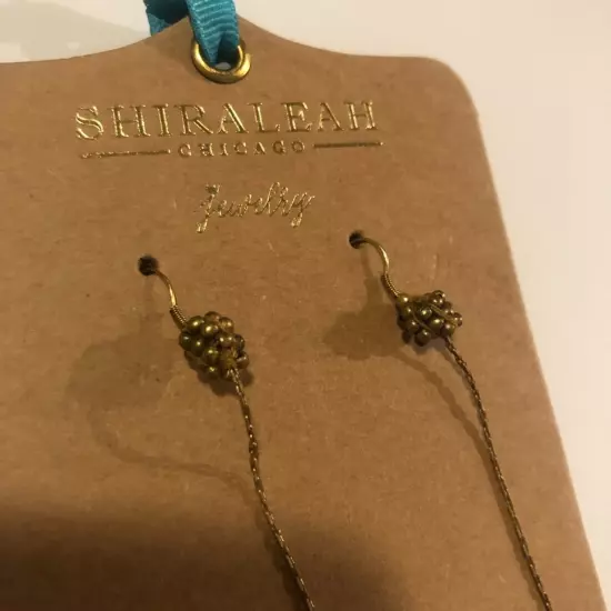 NWT Shiraleah Chicago jewelry - Anthropologie - Lena earrings in blush