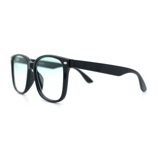 Retro Hipster Photochromic Lens Oversize Horn Rim Plastic Sunglasses