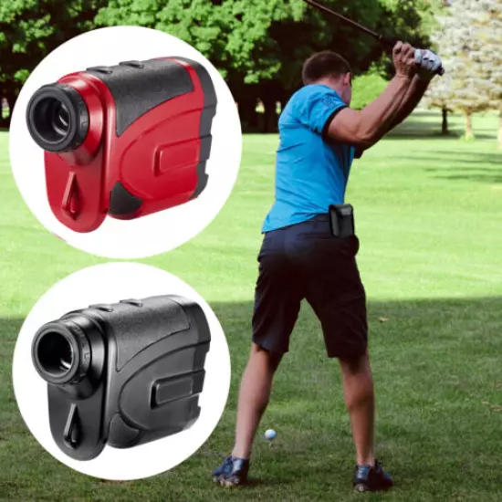 Red/Black 1000 Yards 6x Golf Rangefinder Accurate Scan Flag-lock Slope Angle