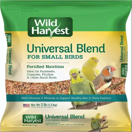 3lb High Vitamin Bird Seed Food for Canaries, Parakeets, and Finches USD