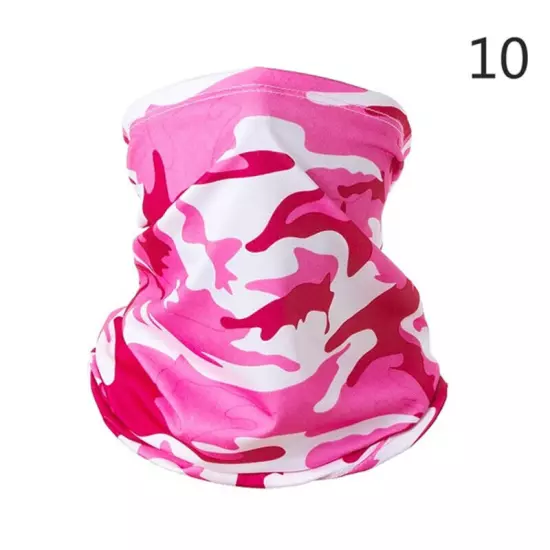 Elastic Face Masks Cooling Covering Breathable Neck Gaiter Bandana Wicking Scarf