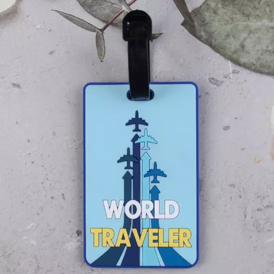 Travel Luggage Tag Creative Suitcase Silicone Portable Label Name Address ID Tag