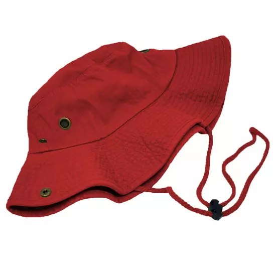 Unisex 100% Cotton Bucket Hat Fishing Camping Safari Boonie Sun Brim Summer Cap