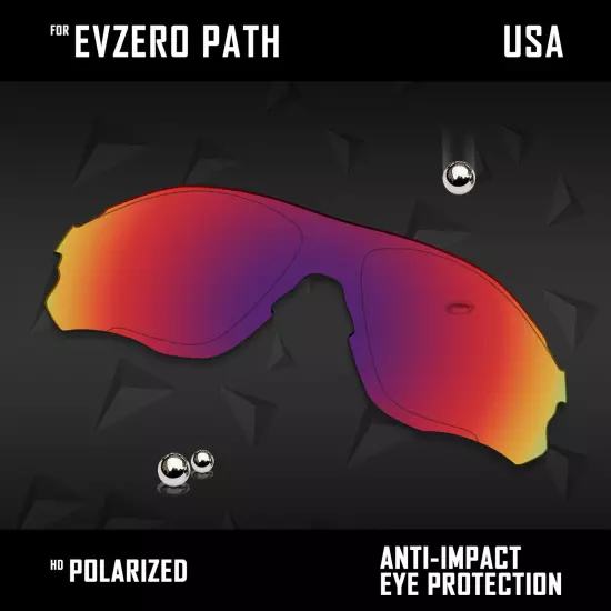 Anti Scratch Polarized Replacement Lenses for-Oakley EVZero Path OO9313 Options