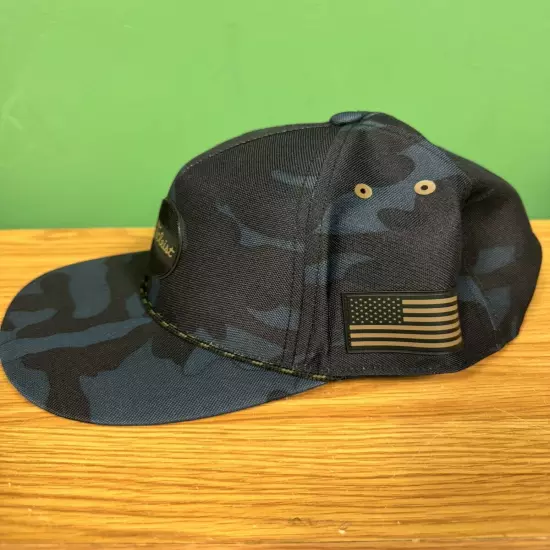 Titleist Boarkwalk Rope Folds Of Honor Black Camo Army Green Golf Hat