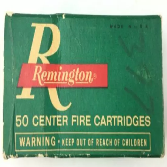 Remington .32 Long Colt EMPTY Ammo Box Green 1732 Man Cave Decor 2987-QQ