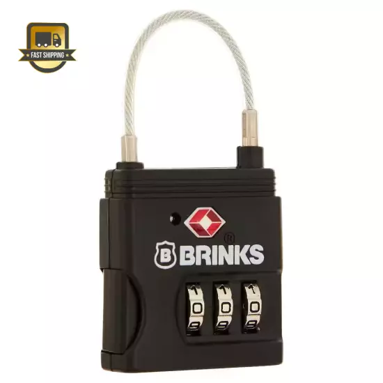 25 Mm Combination TSA Lock with Cable