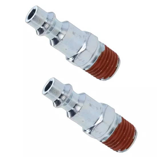 Convenient 2 Pcs Quick Release Connector for Air Line Fitting Hose (14 NPT)