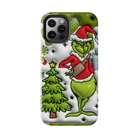 Grinch Tough Phone Cases Samsung S20 S21 S22 S23 Iphone 15 14 13 12 11