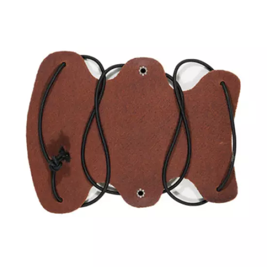 Perfect Fit Leather Armguard - Classic Whitetail Design