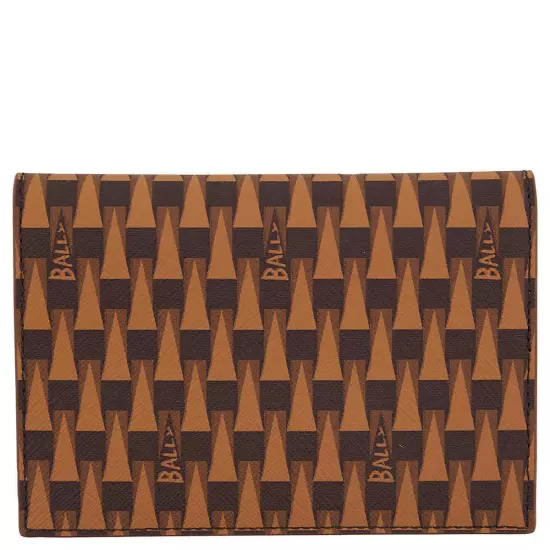 Bally Desert TPU Monogram Pennant Passport Holder MLW03V TP047 I8D4O