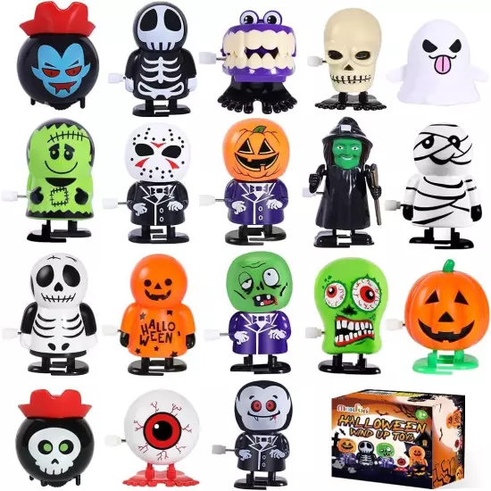 Max Fun 18pcs Halloween Wind Up Toys Assortments for Kids Party... 