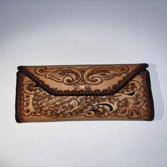 Leather Linda Personalized Wallet Billfold Western Classic Weave Brand Design