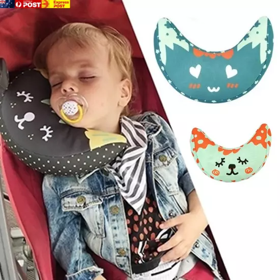 Kids Car Seat Headrest Support Cushion - Soft Sleep Pillow