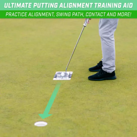 GoSports Golf Putting Alignment Stencil and Guide Set