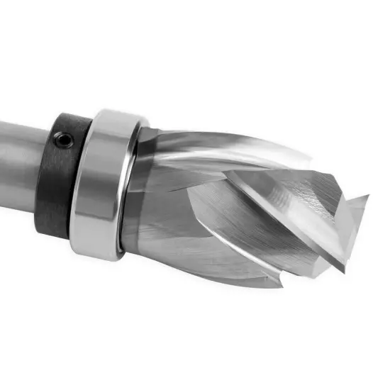 1/2" Shank Template Pattern Router Bit Straight Flush Solid Carbide Compression