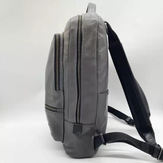 Tumi Backpack Business Bag All Leather Gray 63011