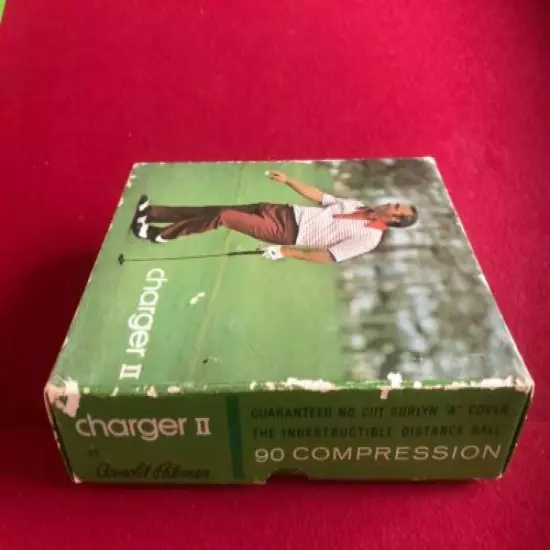 1973, Arnold Palmer, "Un-Opened" Sleeve "Charger II" Golf Balls (Scarce/Vintage)