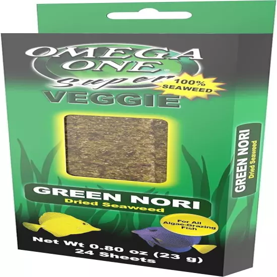 Omega One Seaweed, Green, 24 Sheets, 0.8 oz