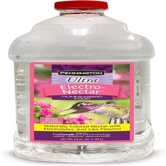 Electronectar Hummingbird Food Ready to Use Clear 64 Ounces (Pack of 1)