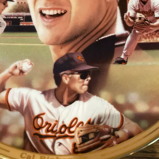 Bradford Exchange 1995 LIMITED EDITION 8 INCH PLATE Cal Ripken Jr.