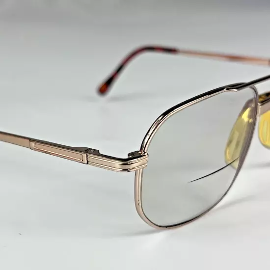 Modern Kevin Gold Pilot Metal Eyeglasses / Sunglasses 54-18-135 - FRAMES ONLY