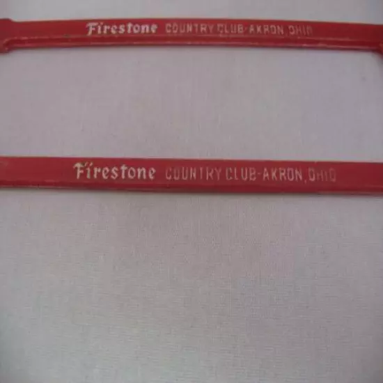 Rare Vintage FIRESTONE COUNTRY CLUB 19th Hole Swizzle Sticks Drink Stirrers