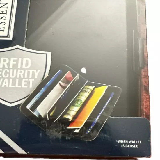 Saddlebred Essentials RFID SECURITY WALLET! Black New Sealed RN129919