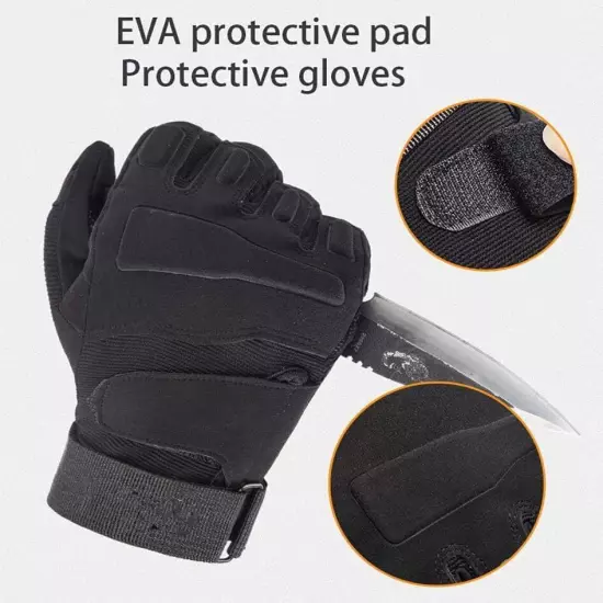 Tactical Gloves with Impact Protective&Palm Padded for Motorcycle Cycling Gloves