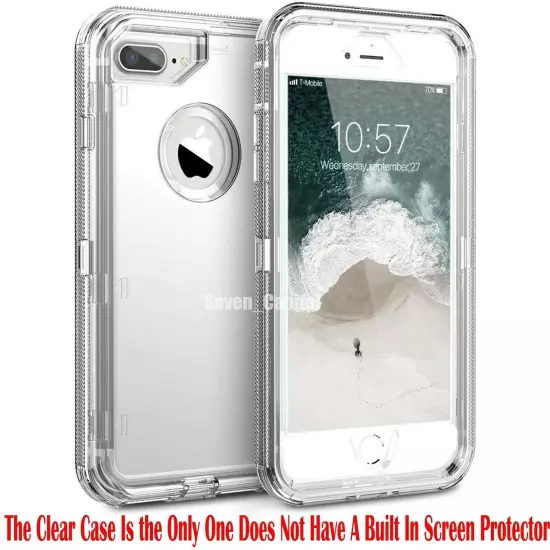 For iPhone 6 7 8 Plus SE 2 3 Protective Shockproof Cover Case + Screen Protector