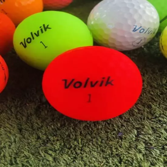 36 Volvik Used Golf Balls (3A Grade) -Assorted Colors and Model FREE SHIPPING