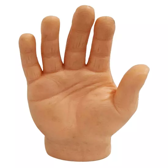 Finger Hands Right Light (1 Piece) White Caucasian Puppets Hand