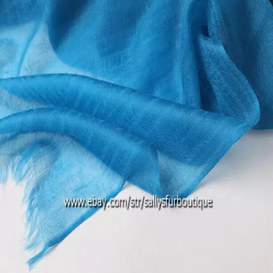 Sallys Pure Mongolian Cashmere 300s Wrap Shawl Ring Scarf Thin Soft 230 * 100 cm