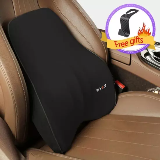 Car Pillow Car Lumbar Support Back Cushion Car Seat Neck Pillow Auto Pillow