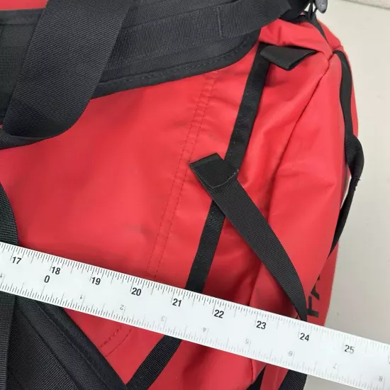 The North Face Base Camp Duffel Black Series Red/Black Heavy Duty