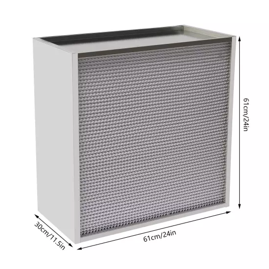 True HEPA Pleated Air Filter for Air Purifier Replacement Filter 24''x24x11.5''