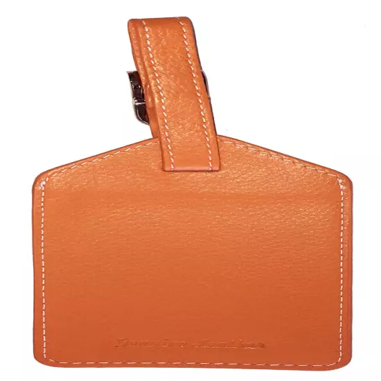 Genuine Top Grain Leather Luggage Tag