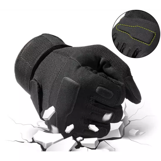 Tactical Gloves for Men Combat Hunting Shooting Military Army Full Finger Gloves