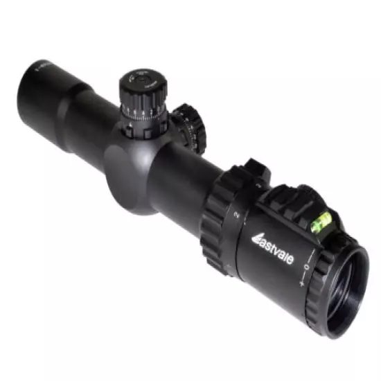 1-6X32 35MM TUBE, Rifle Scope RGB Ill,Bubble,Mil-Dot,Long Eye Relief, Warranty