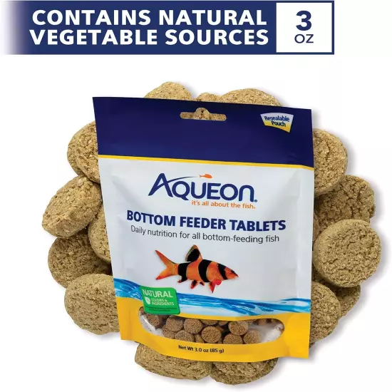 Aqueon Bottom Feeder Tablets 3 Ounces