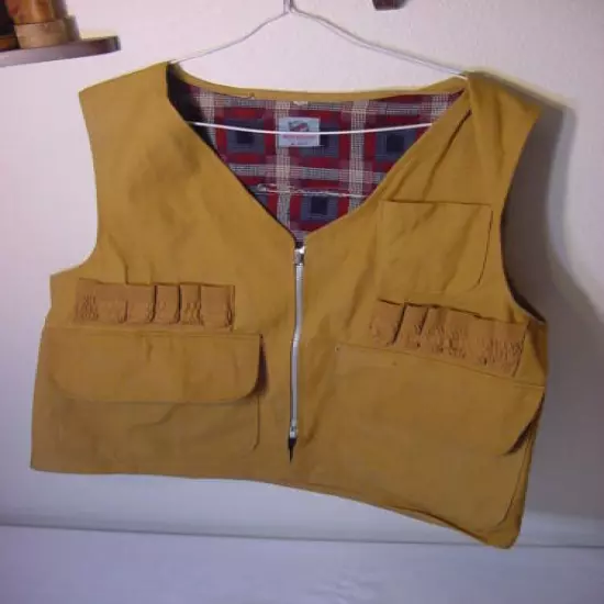 VTG DUCK HUNTING VEST - WATER REPELLENT 100% COTTON 