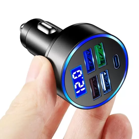 30W 4 USB Port Super Fast Car Charger Adapter for IPhone IPhone 14 13 12 Samsung