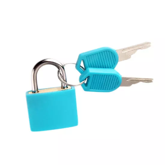 Suitcase Lock Mini Padlock with Key Small Locks for Schoolbag Backpack Luggage